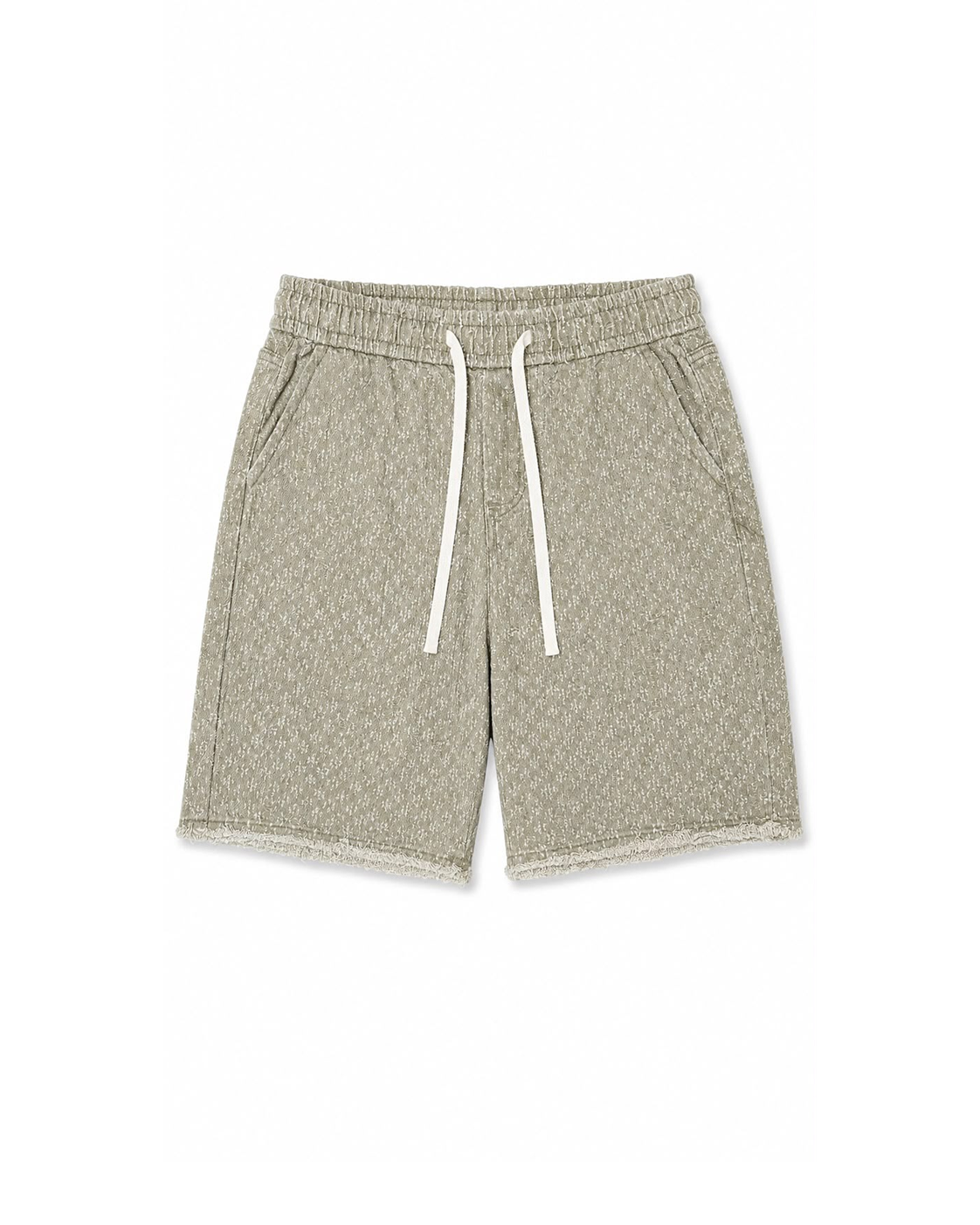 Washed Sage Denim Shorts