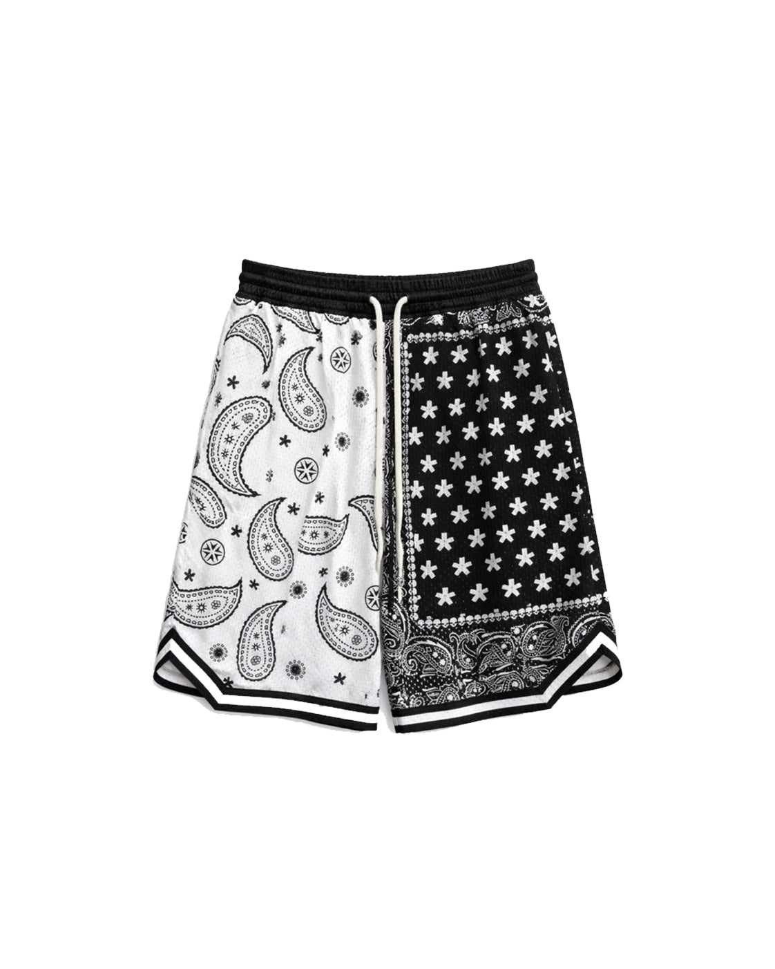Split Bandana Shorts