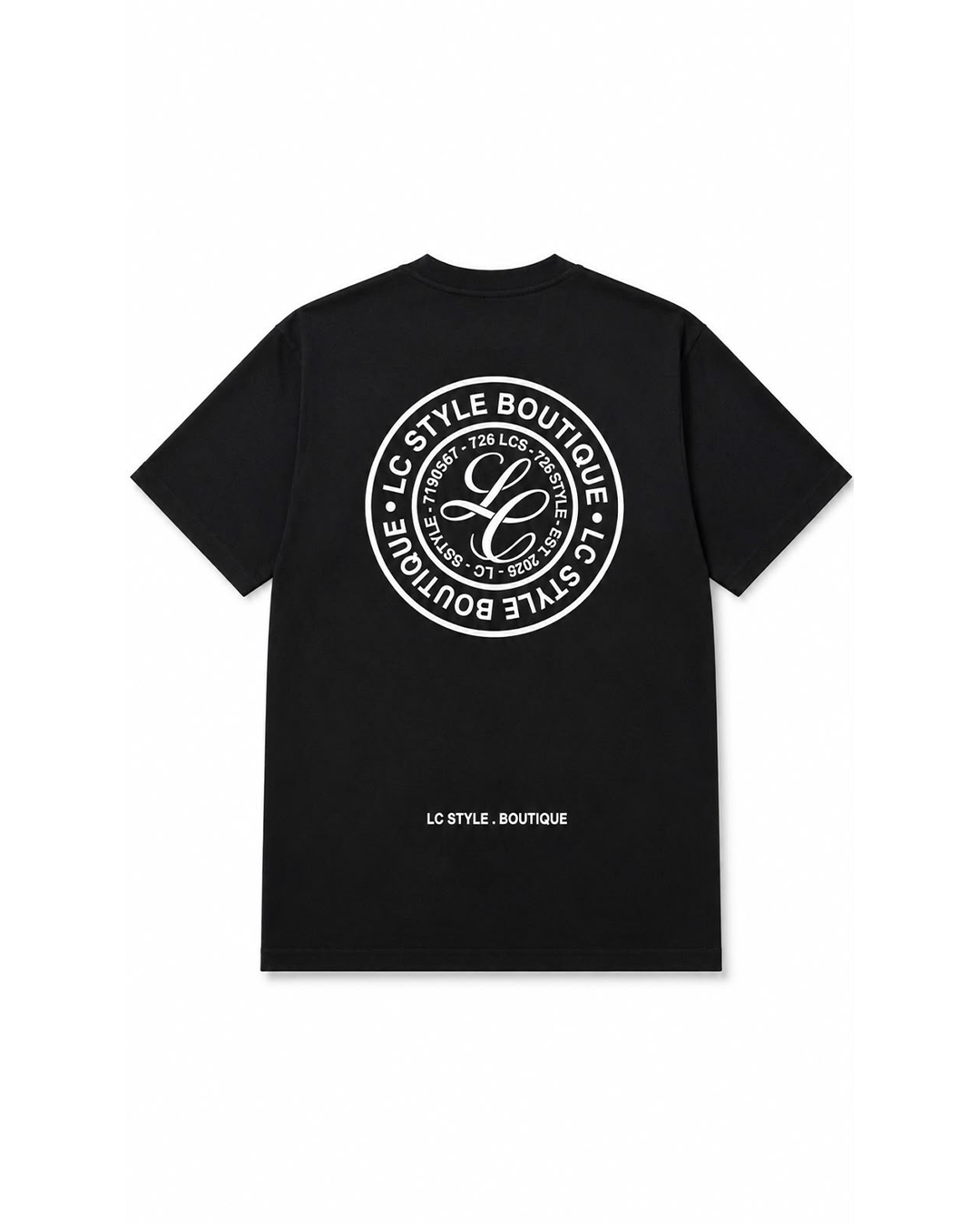 Black T-Shirt - Round Logo