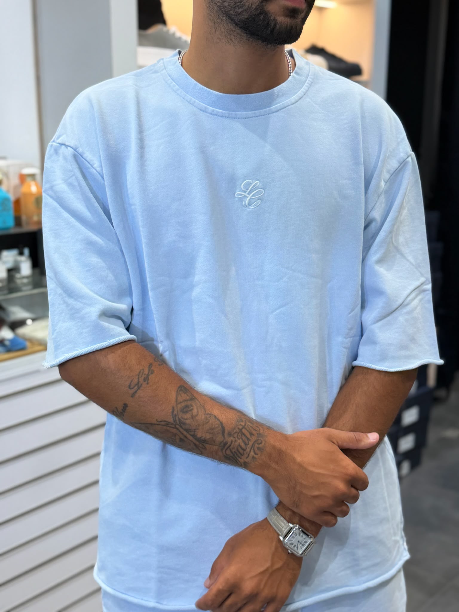 LC Essential Tee – Ice Blue