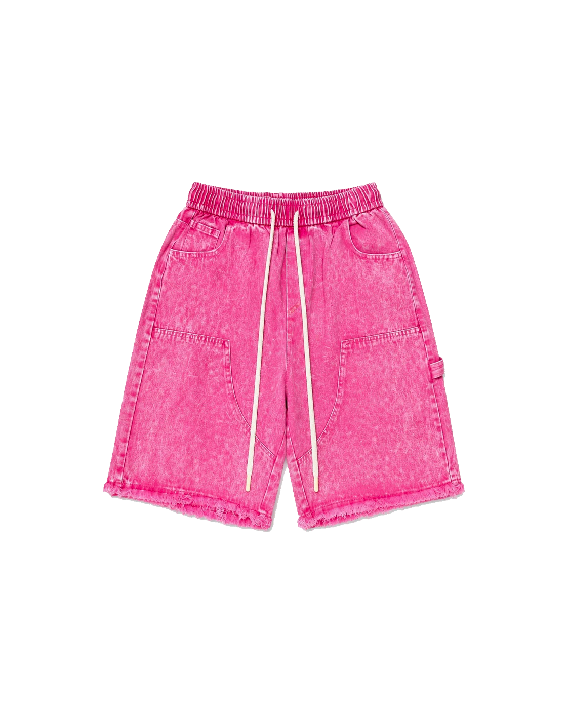 Pink Denim Shorts