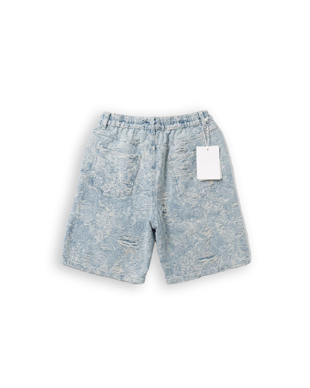 Curaçao Distressed Denim Shorts