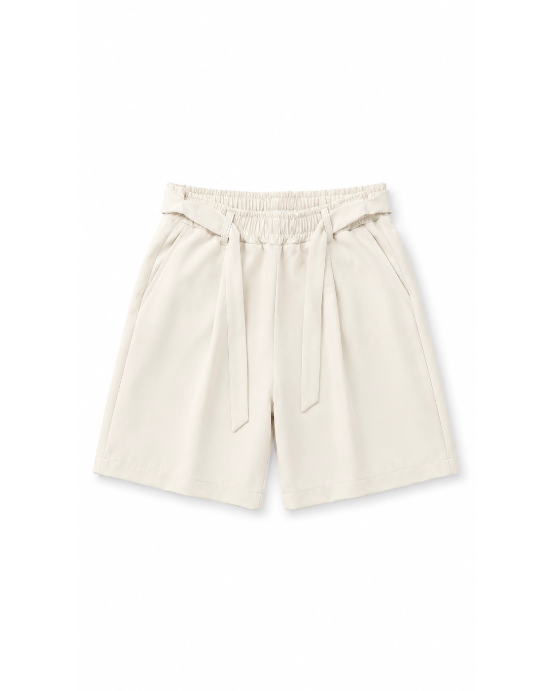 Tailored Shorts - Cream