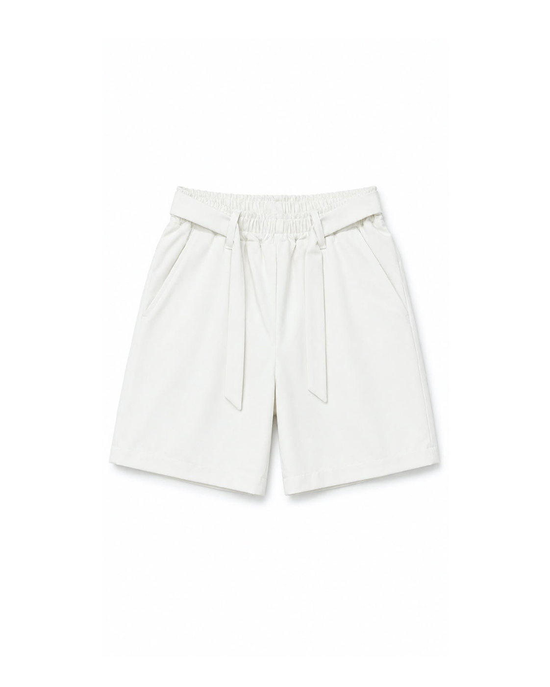Tailored Shorts - White